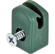 Spanndrahthalter mit Schraube 10 Stück, grün-thumb-0