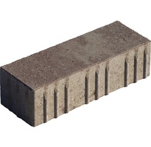 Einzelner Pflasterstein mit geriffelter Seite