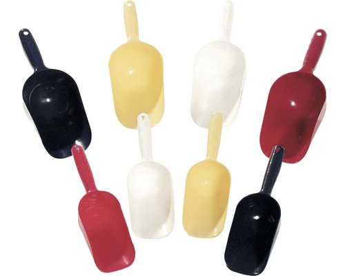 Mehrere Kunststoffschaufeln für verschiedene Anwendungen