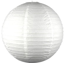 Reispapier Lampenschirm Ø 600 mm Japan Ballon weiß ohne Fassung + Aufhängung-thumb-0