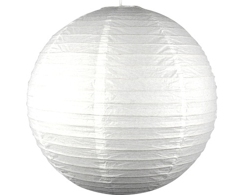 Reispapier Lampenschirm Ø 600 mm Japan Ballon weiß ohne Fassung + Aufhängung