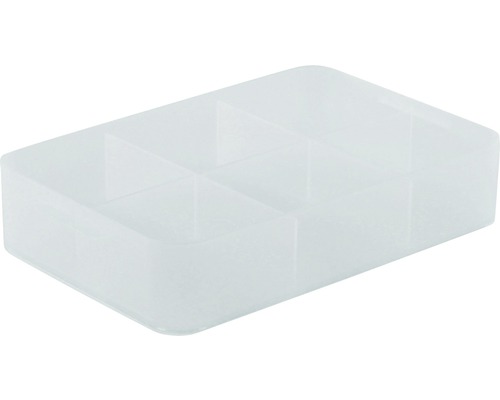 Box Pure A5 mit Unterteilung transparent