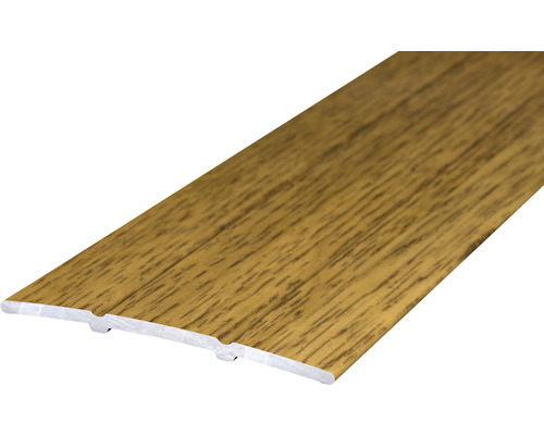 Übergangsprofil Alu eiche dunkel selbstklebend 38x900mm Bodenprofil mit Holzdekor
