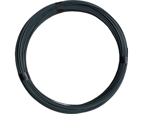 Bindedraht PVC 2,0 mm 100 m grün Drahtrolle zur Verwendung im Garten
