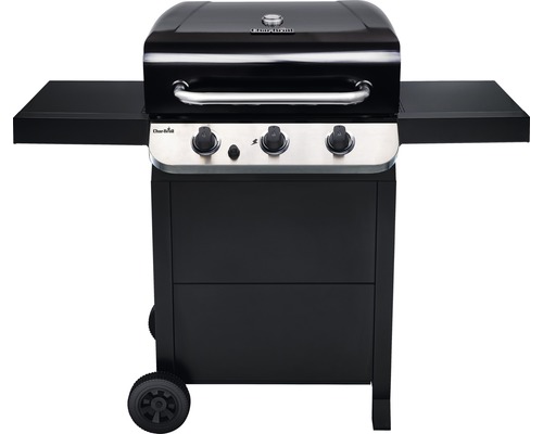 Gasgrill mit drei Brennern und zwei Ablageflächen