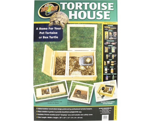 Schildkrötenhaus ZOO MED 91 x 61 x 30,5 cm Schildkrötenhaus ZOO MED 91 x 61 x 30,5 cm