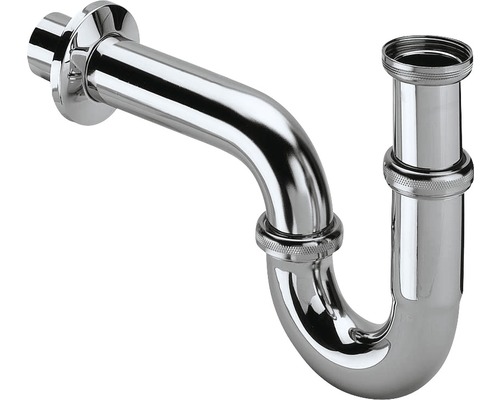 Röhrensiphon Viega 1 1/4" verchromt 5611 305611 Siphon aus Metall für Waschbecken