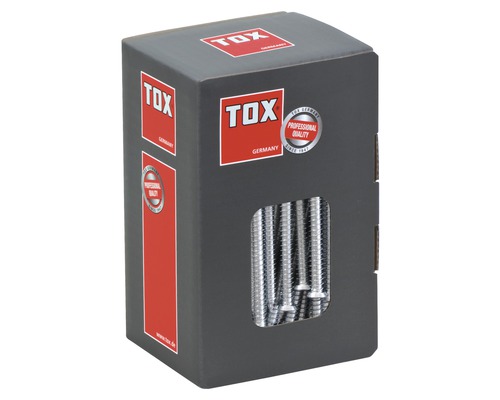 Rahmenschraube Window Pro SK Ø 7,5/72 mm Tox 100 Stück Packung mit Universaldübeln
