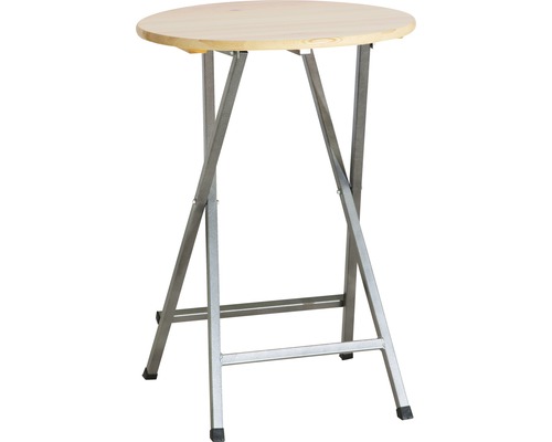 Stehtisch Natura Kiefer 78 cm Gestell eckig Gestell aus Stahl in grau, Gartentischplatte aus Kiefernholz in natur Stehtisch Natura Kiefer 78 cm Gestell eckig Gestell aus Stahl in grau, Gartentischplatte aus Kiefernholz in natur