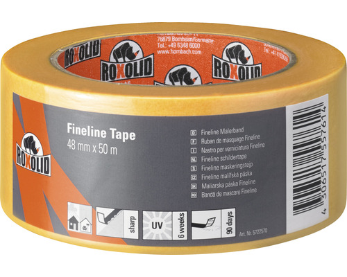 Profi Goldband Fineline Kreppband Washi Tape Klebeband Malerband  Kartonpreis 50m