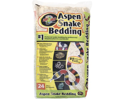 Bodengrund ZOO MED Aspen Snake Bedding 26,4 l Zoo Med Aspen Schlangenstreu für Terrarien