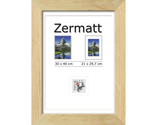 Bilderrahmen Holz Zermatt eiche 30x40 cm