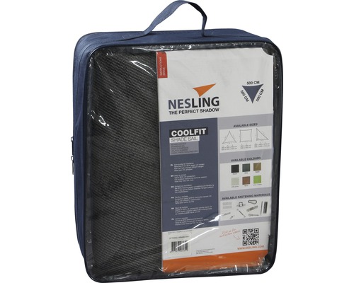 Nesling Sonnensegel Coolfit verpackt in einer Tragetasche