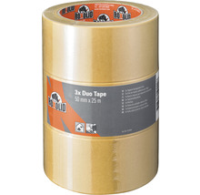 Drei Rollen Rokolid Duo Tape, 50 mm x 25 m