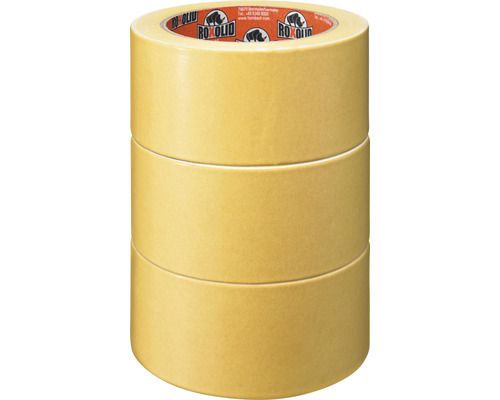 Stapel von drei Rollen doppelseitigem Klebeband