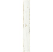 Weiße Bodenfliese in Holzoptik