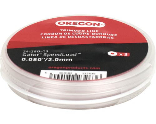 Oregon Trimmerfaden in einer transparenten Spule