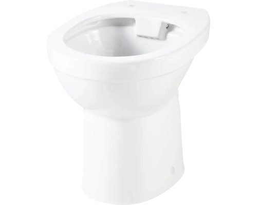 Stand-WC form&style LOMBOK Tiefspüler offener Spülrand weiß glänzend ohne WC-Sitz Stand-Bidet aus Keramik