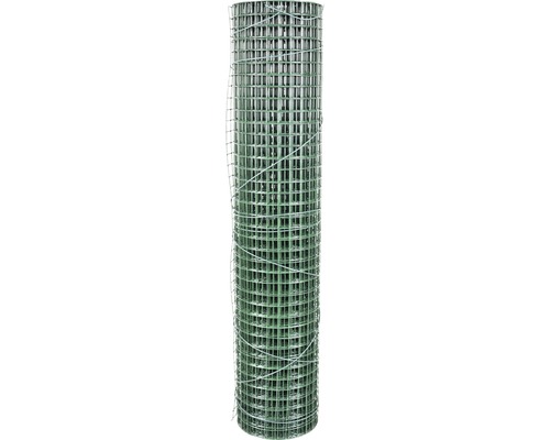 Volierengitter Maschenweite 12,7 mm, 5 x 0,5 m grün Rollzaun aus Drahtgeflecht