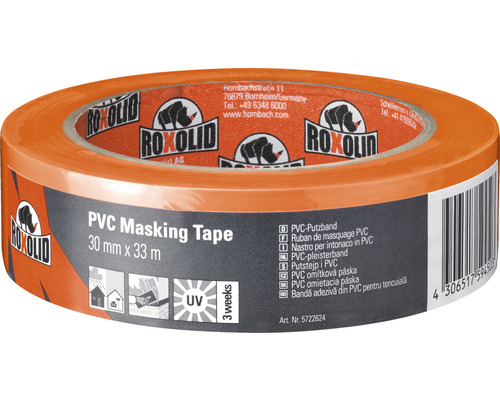 Masking tape 50mm x33m, orange, PVC