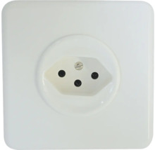 Steckdose mit drei Löchern