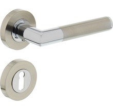 Türdrücker aus Edelstahl mit Rosette