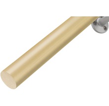 Holzhandlauf mit Metallhalterung für Treppen