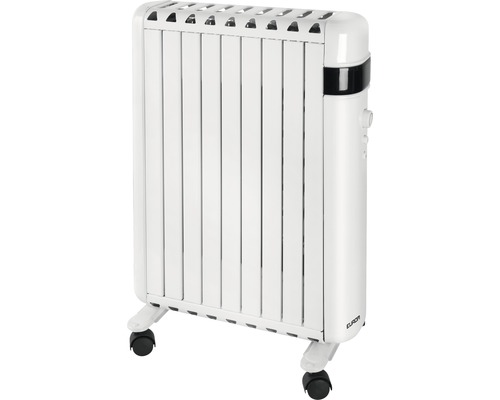 Elektroheizkörper mit Rollen für den mobilen Einsatz