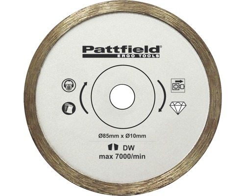 Mini-Kreissägeblatt Pattfield Ø 85 mm Fliesen
