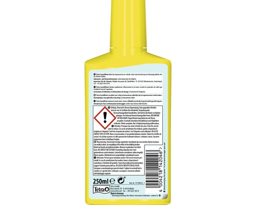 Flasche Tetra CrystalWater mit 250 ml Inhalt