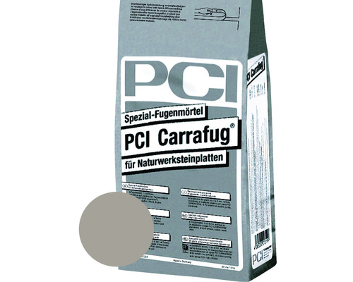 PCI Carrafug® Spezial Fugenmörtel für Naturwerksteinplatten sandgrau 5 kg-0