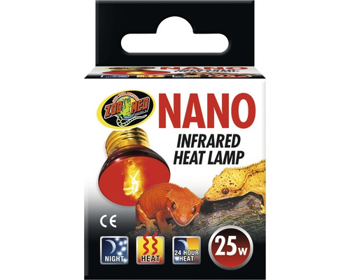 Halogen-Spot Zoo Med Nano Infrared Heat Lamp 25 W