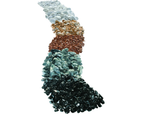 Verschiedenfarbige Zierkiesel im Überblick