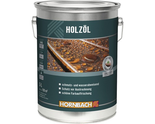 Holzöl im Metalleimer, 5 Liter, für Holzoberflächenbehandlung