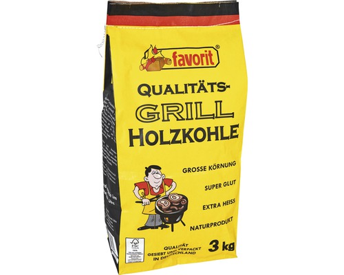 Holzkohle 3 kg große Körnung zum Grillen geeignet