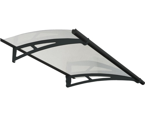 PALRAM-Canopia Vordach Aquila 150,5x91,5 cm anthrazit Polycarbonat klar