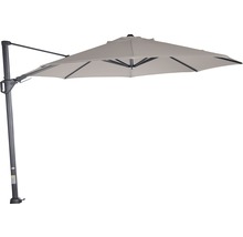 Freiarm-Sonnenschirm mit Metallgestell und rechteckigem Schirmdach