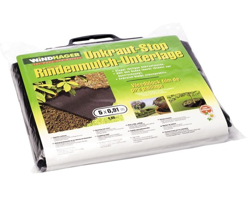 Windhager Unkrautvlies Rindenmulchunterlage 5x0,91 Meter