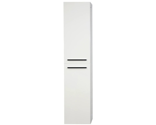Hochschrank Sanox Seville BxHxT 35 x 160 cm x 35 cm Frontfarbe weiß hochglanz glanz Hoher Badezimmerschrank mit zwei Schubladen zur Aufbewahrung von Badartikeln