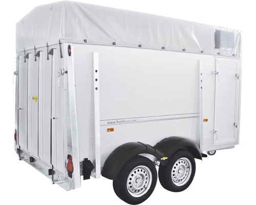 Pferdeanhänger mit Plane