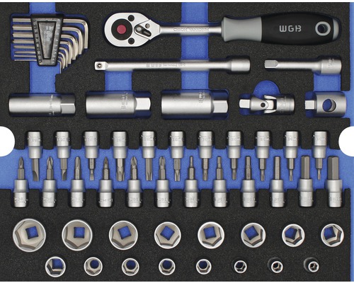 Moduleinlage Steckschlüssel-Garnitur Industrial Gr. L 268