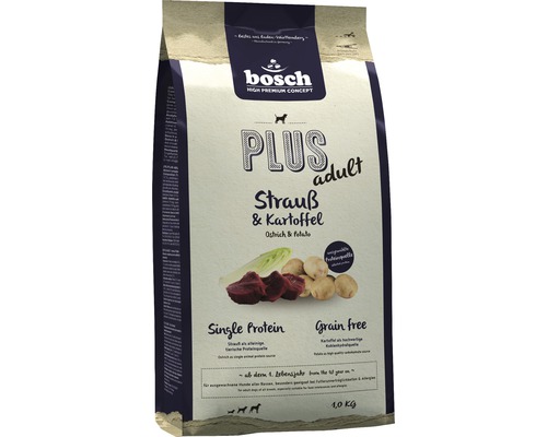 Hundefutter trocken Bosch Plus Strauss 1 kg