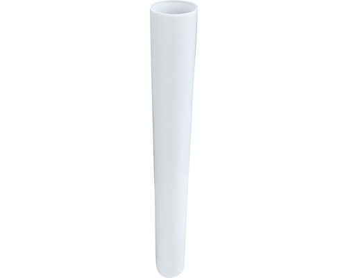 Ofenrohr Ø 110 mm 1000 mm Stahlblech Pulverbeschichtet weiß speziell für Gas Hoher Pflanztopf aus Kunststoff
