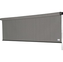 Graues Rollo mit Kettenzug