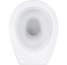 Weisse Keramik Toilette Innenansicht