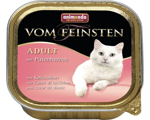 Katzenfutter nass animonda vom Feinsten Putenherzen 100 g