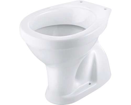 Cersanit Stand-WC President Tiefspüler mit Spülrand weiß glänzend ohne WC-Sitz CCLZ1000060924, CCLZ1000065585 Wand-WC aus Sanitärkeramik