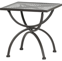 Beistelltisch MBM Romeo Eisen 50 x 50 x 50 cm marone