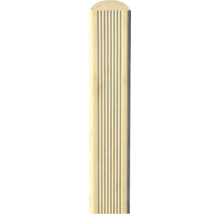 Geriffelter Zaunpfosten aus Holz