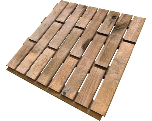Holzfliese 60 x 60 cm, Kesseldruckimprägniert